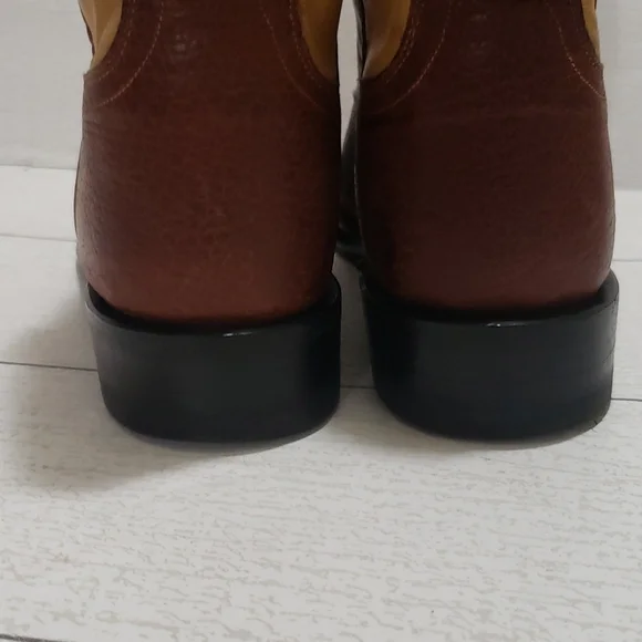 Luchesse 2000 block color round toe mens boots 9D